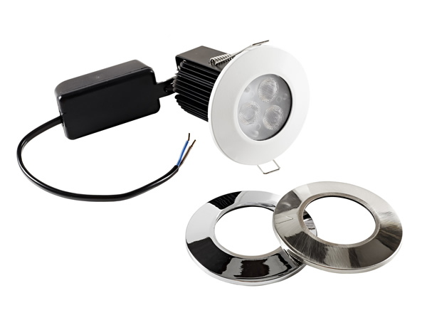 LED Down light, IP65 and Fire resistant 9 Watt